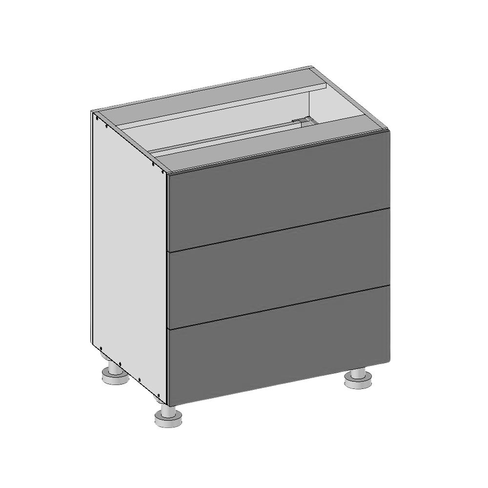 3 Drawer Unit