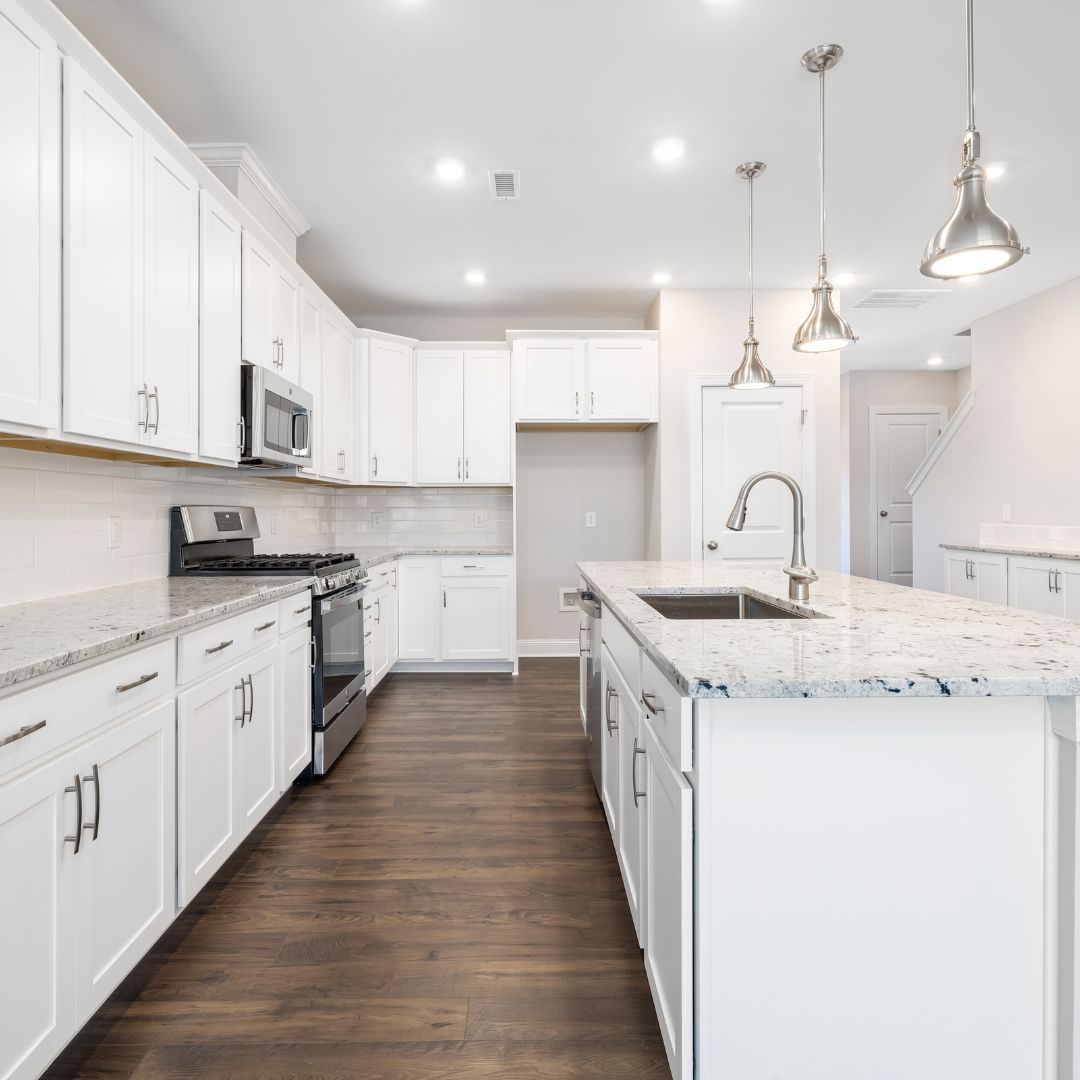 White Cabinets Design in Aubin Grove